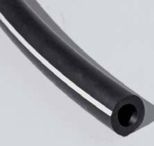 Immagine di Tubo latte Gomma Nera Linea Bianca 13x23mm