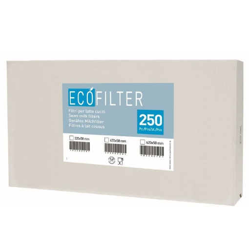 Immagine di SET 250 ECOFILTER Cuciti 620x58mm - filtri latte