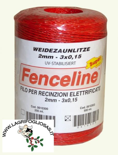 Immagine di Filo super D 2mm x 250mt arancio 3x0,15mm