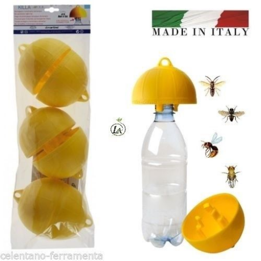 Immagine di KILLA TRAPPOLA ECOLOGICA INSETTI tappo GIALLO BL.x6pz