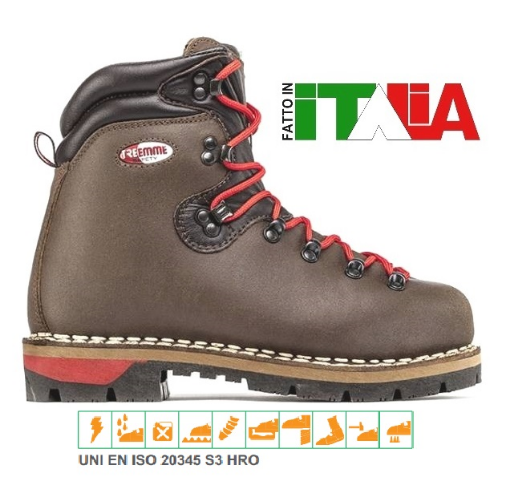 Immagine di Scarpone Roccia Tomaia in pelle anfibio - Safety shoes