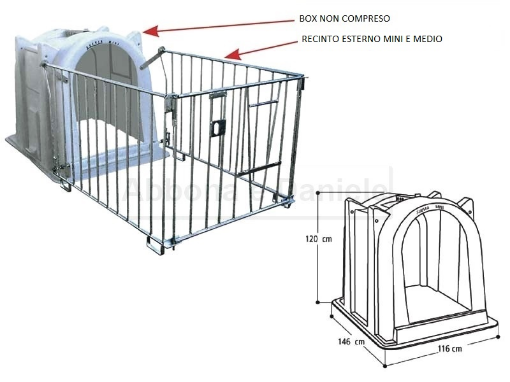 Immagine di Recinto Esterno - per BOX SUEVIA MINI e MEDIO