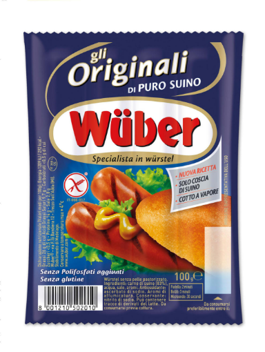 Immagine di WURSTEL PURO SUINO 4PZ GR100 WUBER