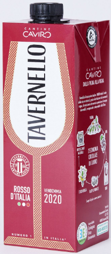 Immagine di VINO ROSSO DA TAVOLA LT.1 TAVERNELLO