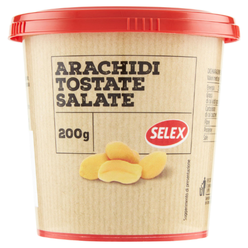 Immagine di ARACHIDI SALATE LATTINA 200GR SELEX