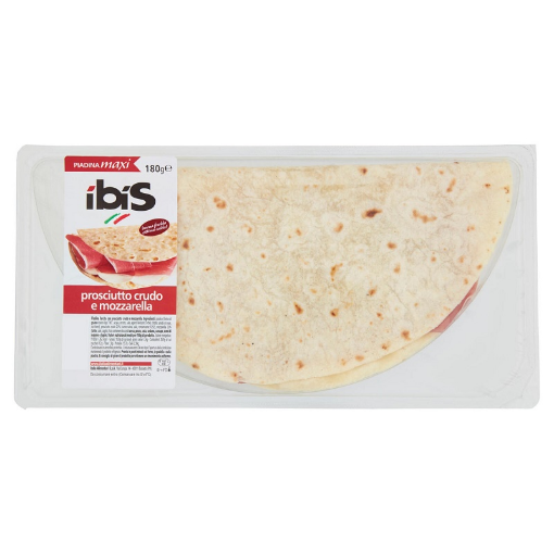 Immagine di MAXI PIADINA CRUDO/MOZZARELLA GR.180 IBIS