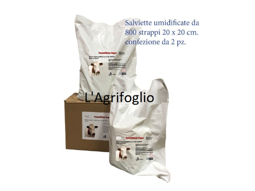 Immagine di SALVIETTE RICARICA per secchio TECNOCLEAN PAPER n°2 rotoli da 800 strappi tot1600