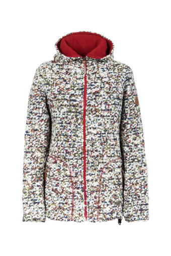 Immagine di Giacca ALP Donna Lana Bouclè con cappuccio Multicolor TG.S-M-L-XL