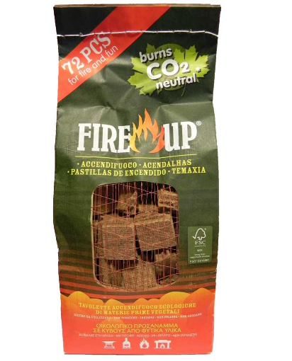 Immagine di WAFERINO FIREUP PZ. 72 ECOLOGICO