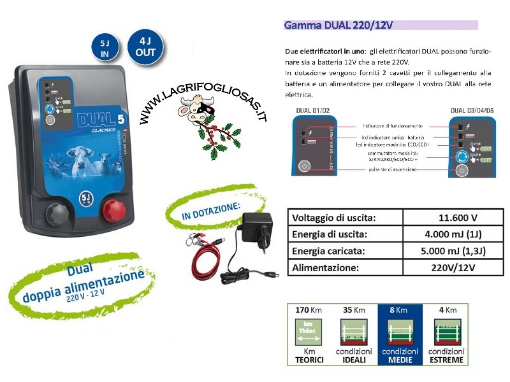 Immagine di Dual D5-2 12/220V 5J - Elettrificatore