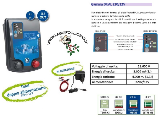 Immagine di Dual D4-2 12/220V 3J out - Elettrificatore