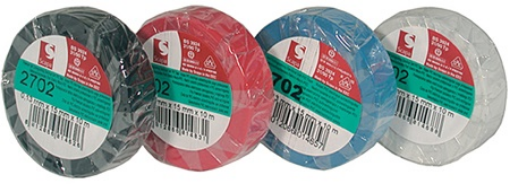 Immagine di NASTRO isolante ROSSO mm15X10mt