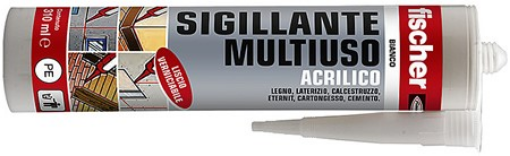 Immagine di SILICONE ACRILICO BIANCO 310ml FISCHER