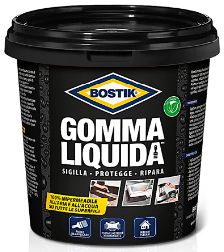 Immagine di BOSTIK GOMMA LIQUIDA 750ml - impermeabilizzante gommoso