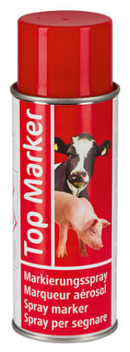 Immagine di Spray Marcatore Bovini Rosso 500ml - TOP MARKER