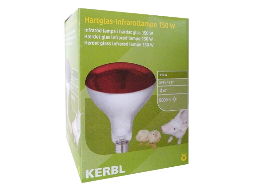 Immagine di LAMPADA infrarossi kerbl Rossa 150w Pesante