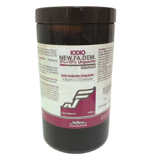 Immagine di IODIO IODURATO 2% + 10% 1kg Barattolo