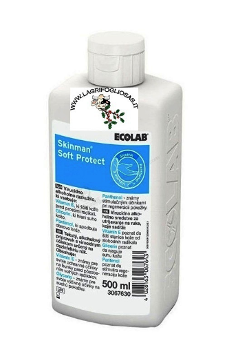Immagine di Disinfettante Mani SKINMAN Soft Protect, 500 ML - Alcool Etilico 89% - Battericida