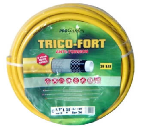 Immagine di TUBO TRICOFORT GIALLO d.15x25mt