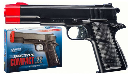 Immagine di PISTOLA A GAS COMPACT 22 BLACK 2840