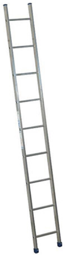 Immagine di SCALA ALLUMINIO STILO/S - 9sc./276h./24x50 DA APPOGGIO