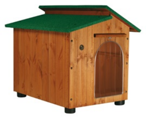 Immagine di CUCCIA IN LEGNO D-PASTORE in legno L90 x P110 x 95H