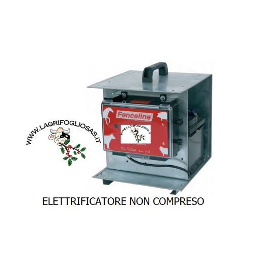 Immagine di CONTENITORE zincato DA TRASPORTO per ELETTRIFICATORI A 12V