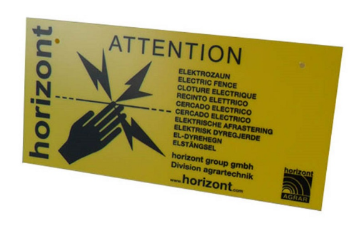 Immagine di TABELLA AVVISO STAMPA SU 1 LATO horizont - set 4pz.