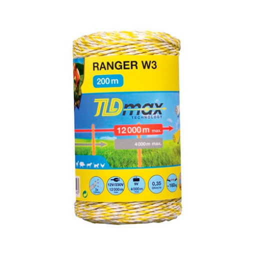 Immagine di Filo RANGER W3 TLDmax Bianco/Giallo  400mt