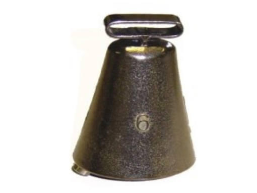 Immagine di Campana in Ottone STAFFA FERRO N.3 H.6cm
