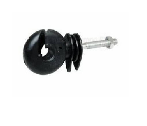 Immagine di SET 25 ISOLATORI NERO Filetto x FERRO SUPER LI