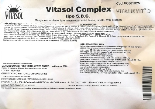 Immagine di VITASOL COMPLEX TIPO S.B.C. 2kg