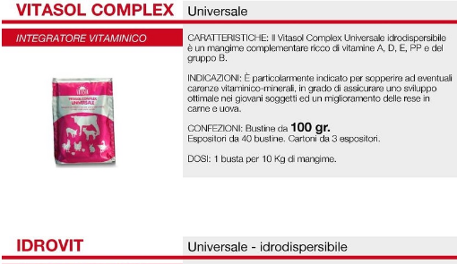 Immagine di VITASOL COMPLEX UNIVERSALE 100gr