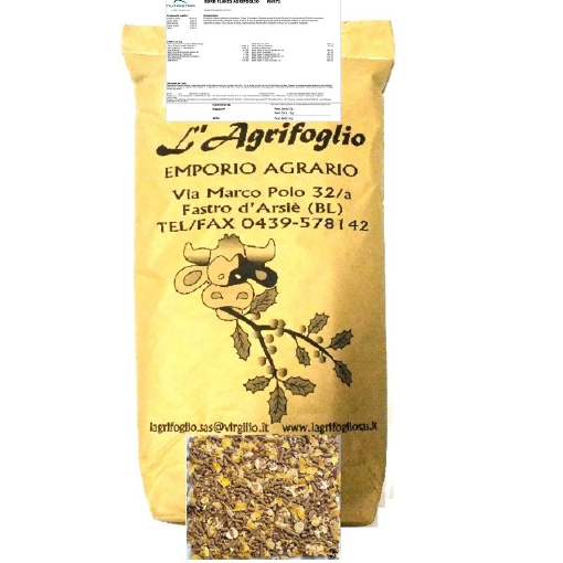 Immagine di Born Flakes Agrifoglio NV97s/25 - Svezzamento Vitelli+Fiocchi Mangime per vacche da latte conforme alle Norme per la pruduzione di latte da Trentingrana e formaggi Marchio Qualità Trentino