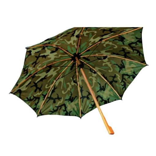 Immagine di OMBRELLO da Pastore N.36 8 STECCHE in Giunco Manico a Pipa MIMETICO