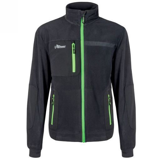 Immagine di FELPA U-POWER ASPHALT GREY GREEN M-L-XL