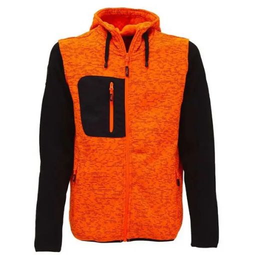 Immagine di FELPA UOMO ORANGE FLUO TG.S-M-L-XL-XXL RAINBOW U-POWER