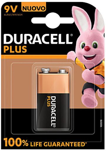 Immagine di PILA "9V" TRANSISTOR "PLUS POWER" DURACELL