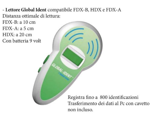 Immagine di Lettore di Boli e Microchip