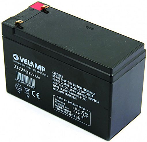 Immagine di BATTERIA RICARICABILE 12V 7Ah mm150x65x100 PER ELETTRIFICATORI