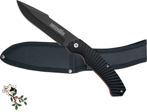 Immagine di PUGNALE LAMA INOX M/ABS cm.29 coltello con fodero AUSONIA