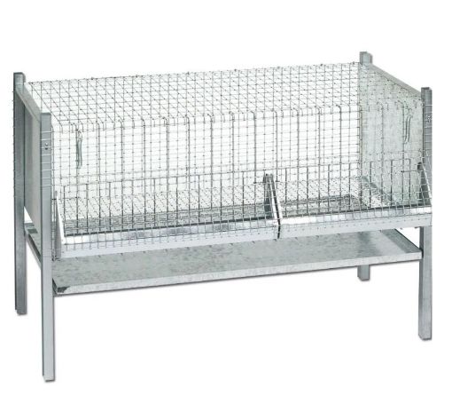 Immagine di GABBIA POLLI RIALZATA 100x50x65cm