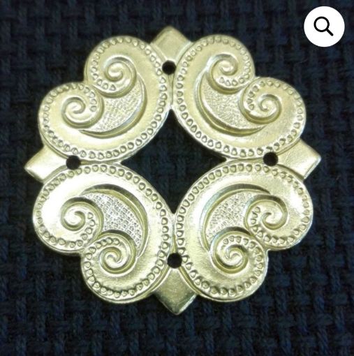 Immagine di DECORO ROSONE 24mm OTTONE