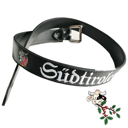Immagine di CINTURA PERSONALIZZATA DECORATA CON NOME E LOGO (capra-mucca-cavallo...)