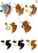 Immagine di CINTURA RICAMATA CON NOME E LOGO (capra-mucca-cavallo...) PERSONALIZZATA - DECORATA CM.100-120