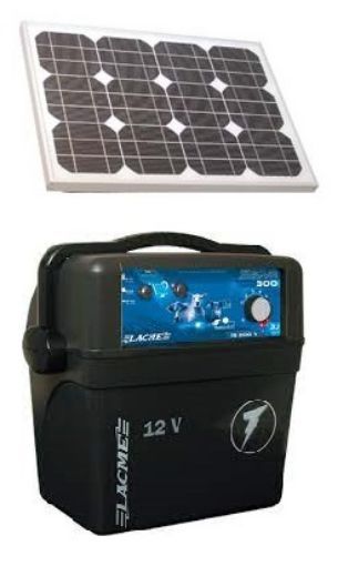 Immagine di LACME SECUR 300 9/12V 3Jout - Elettrificatore - disponibile a parte il Pannello Solare 60/80w e Batteria 80-100Ah