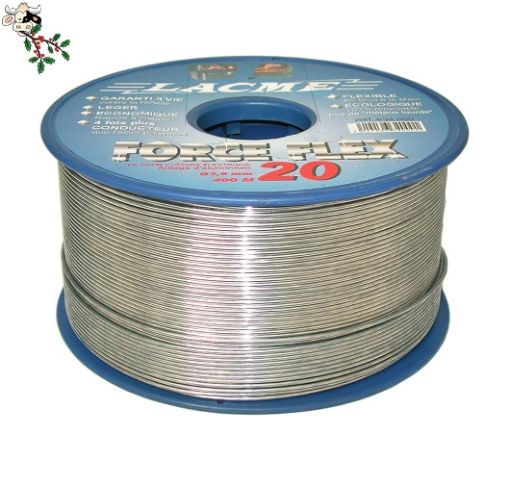 Immagine di Filo in Lega Alluminio 2,0mm x 400mt x Recinzioni Forceflex