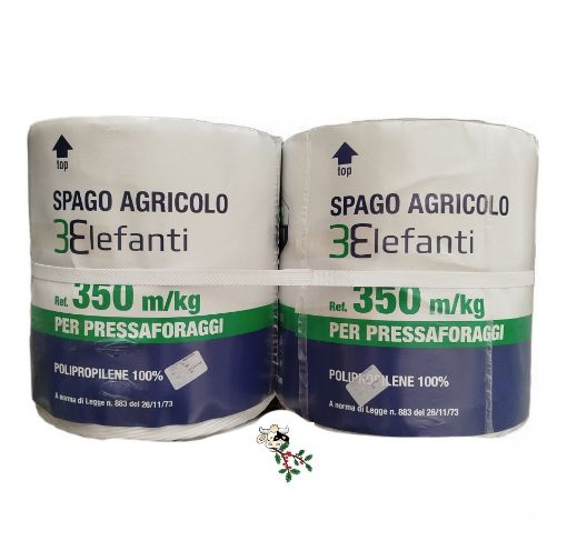 Immagine di Spago Polipropilene 350/700 kg.10 bianco a coppie