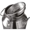 Immagine di Bidone LATTE inox 50lt COPERCHIO ERMETICO Ø18