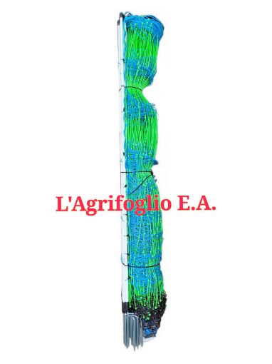 Immagine di RETE OVINI ANTILUPO KOMBY-WOLF 165/150 F.T.  Mt.50 16Paletti 15mm 2punte